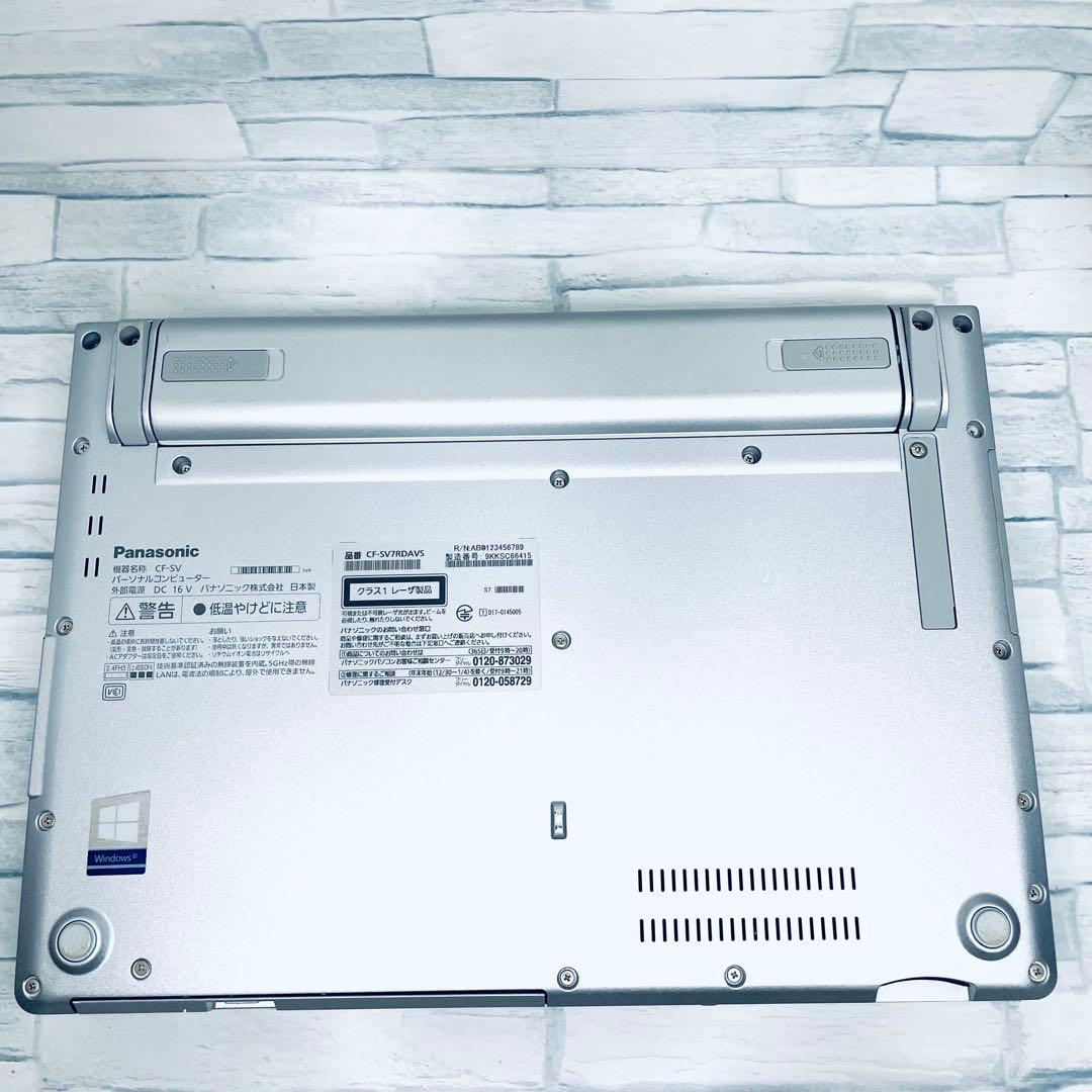 美品レッツノート　第8世代corei5 office バッテリー良好　DVD