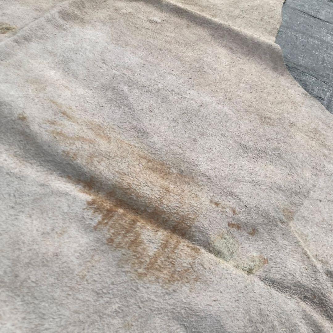 【入手困難】特大250×230牛革ハラコラグ★グランピングお籠もりキャンプにも！