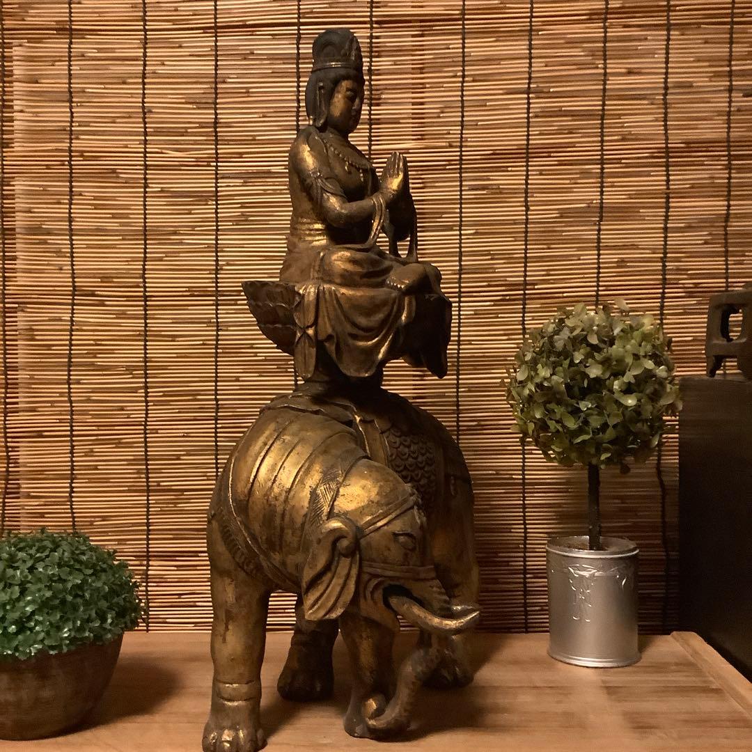 あんちゃん様keep…江戸「普賢延命菩薩像」＋明治「岩上観世音菩薩」おまとめニ仏