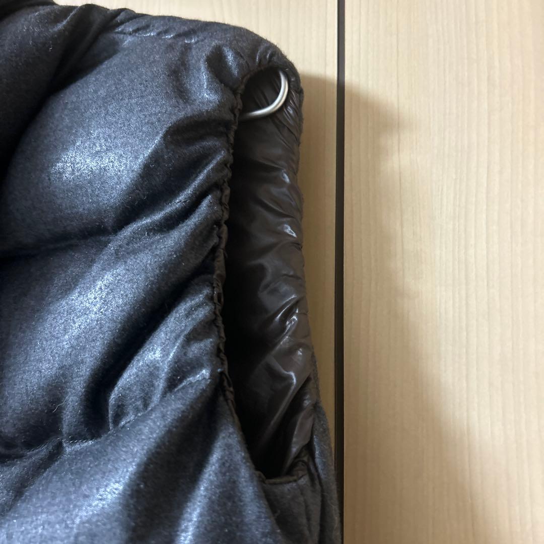 お値下げします♡DOVETICA ダークグレー フード付きダウンベスト 40