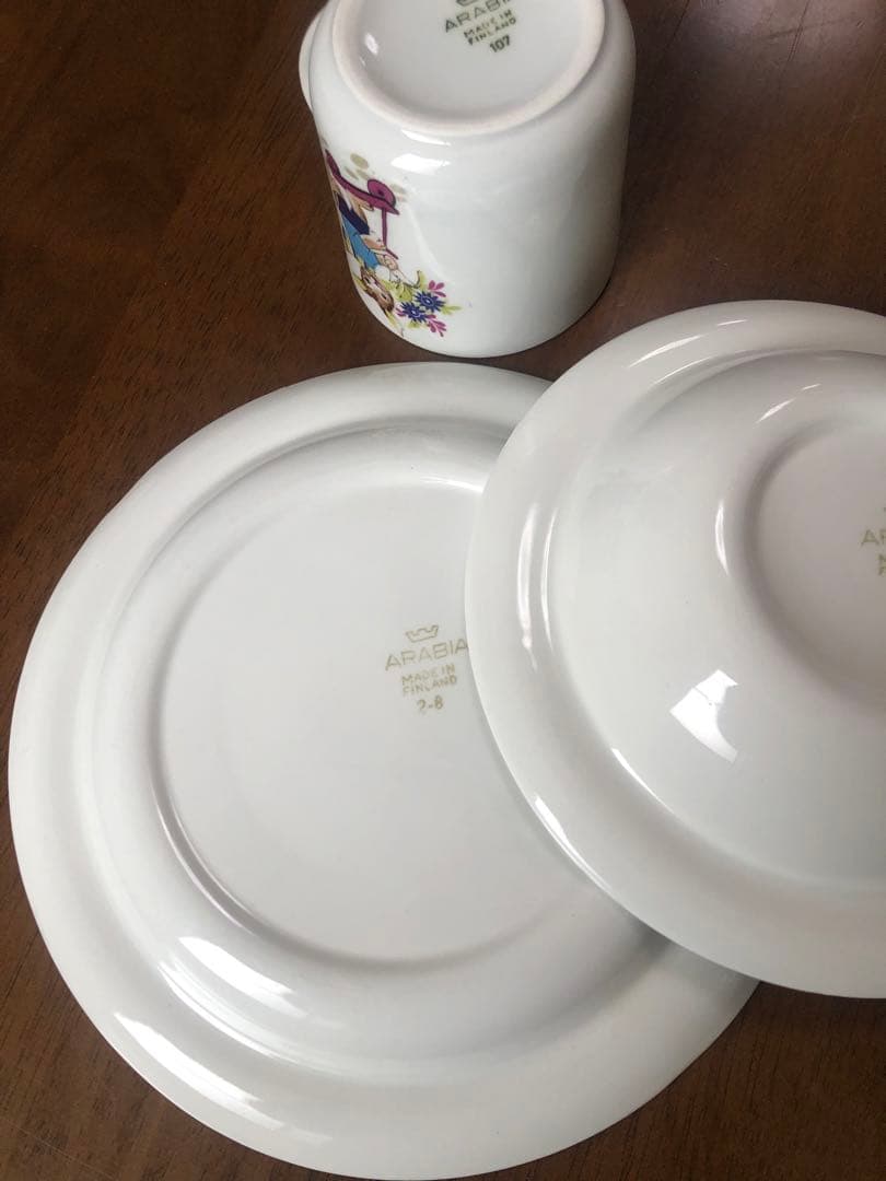 ARABIAアラビア「HUPI」　ライヤ・ウオシッキネン　子供用セット　カップ