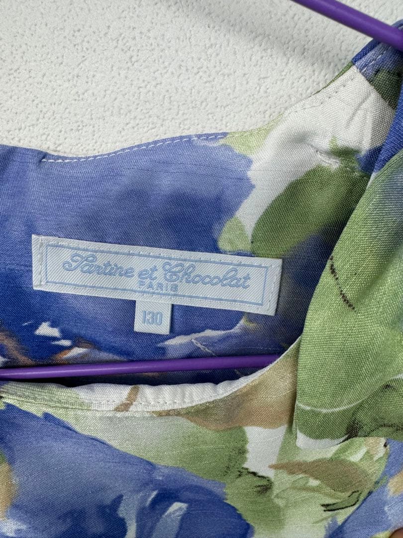 タルティーヌエショコラ　花柄ワンピース　ドレス