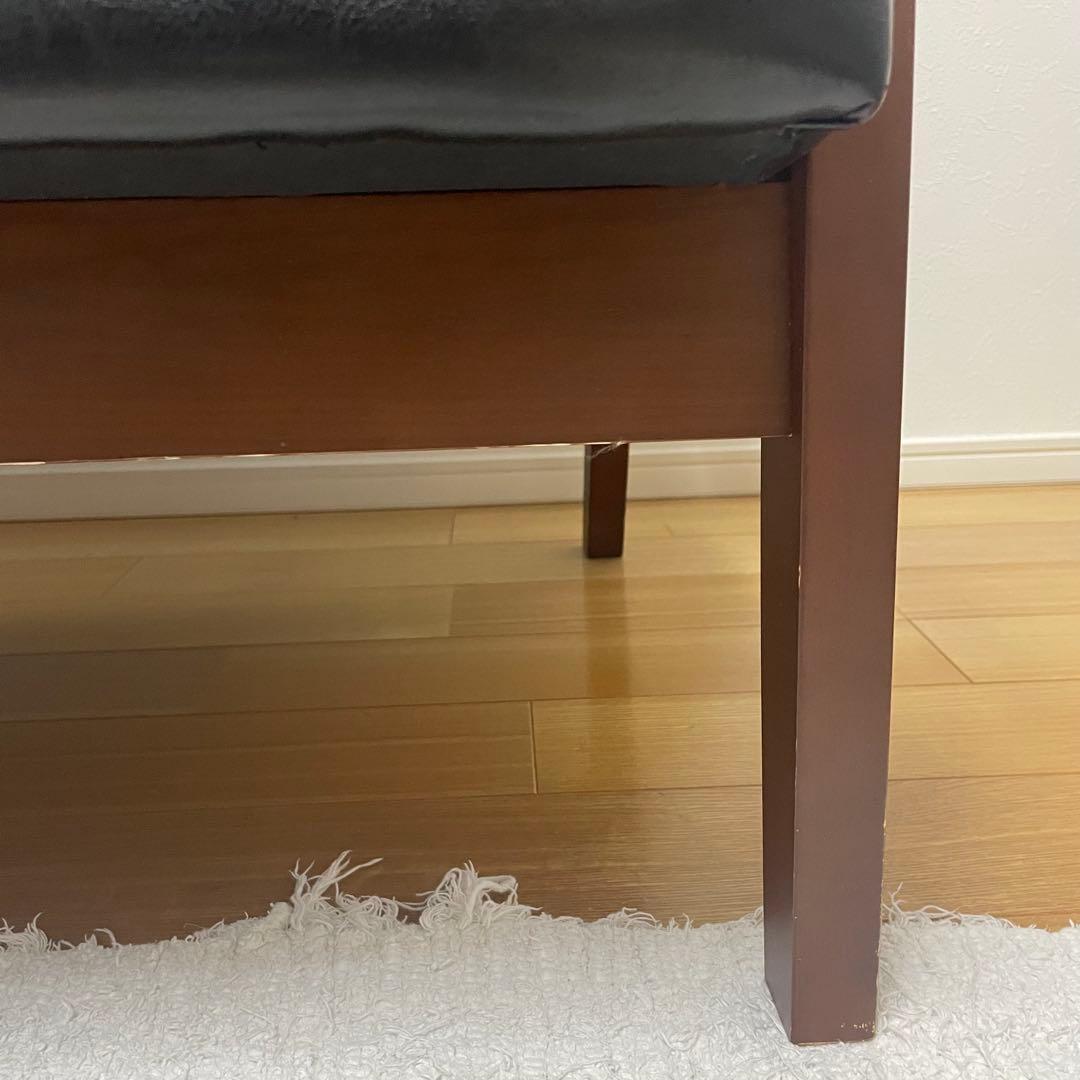 送料無料【合成皮革 2人掛けソファー】肘掛け付き