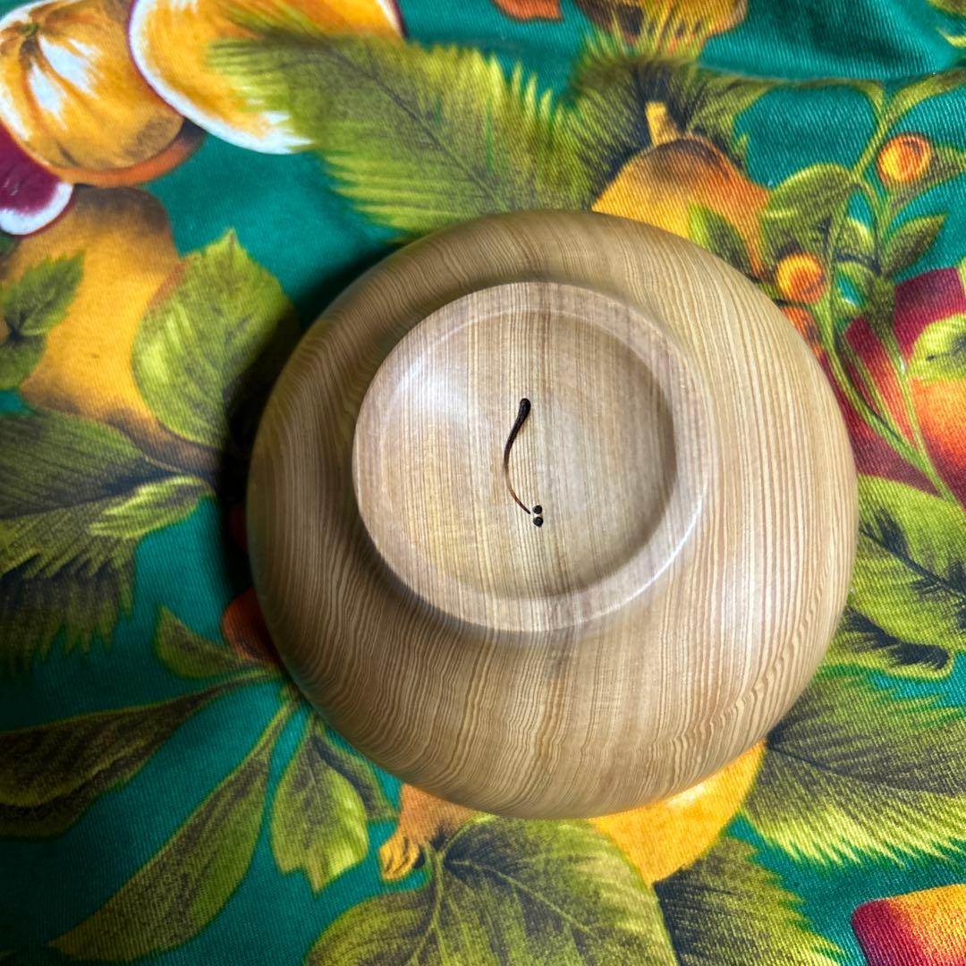 激レア　屋久杉工芸品　杉の舎　木目の美しいお碗　杉の香り　高級品　一点物