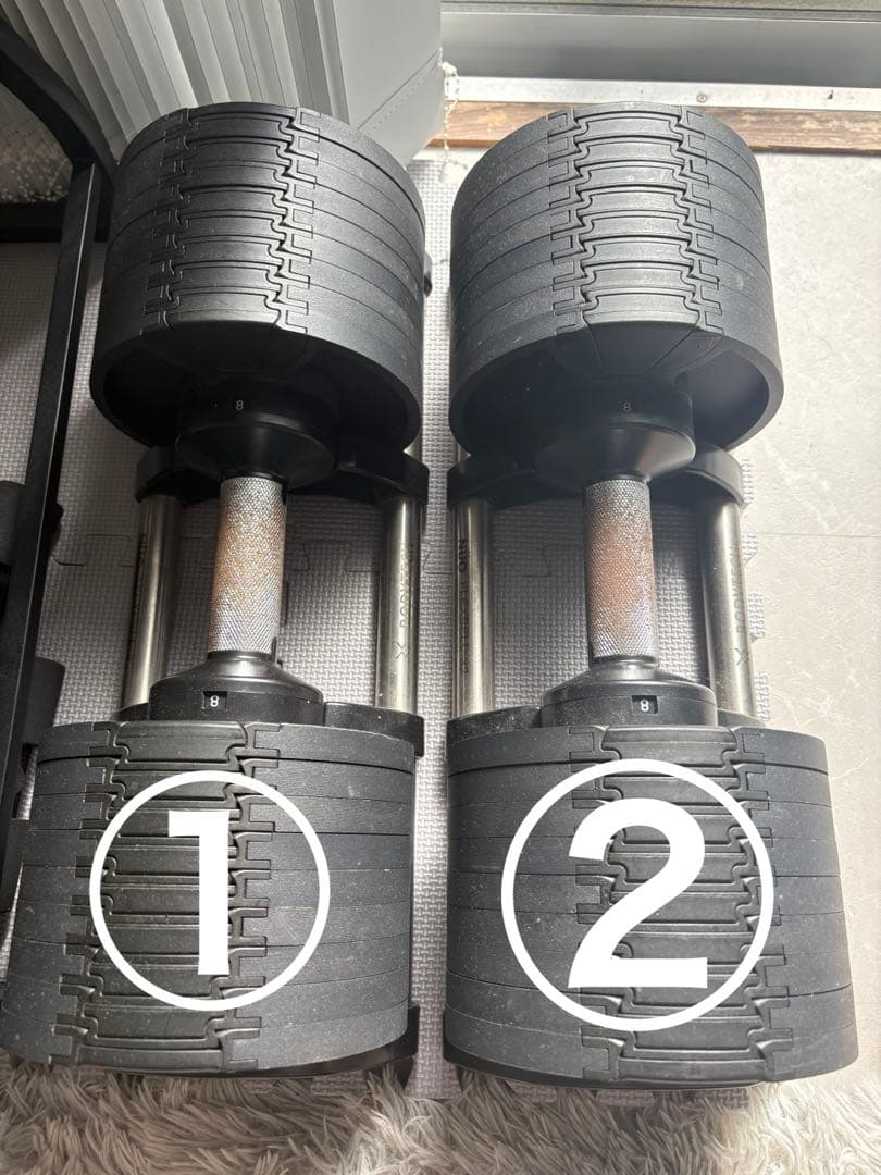 NÚO FLEXBELL 32kg 4kg刻みフレックスベル 可変式ダンベル①