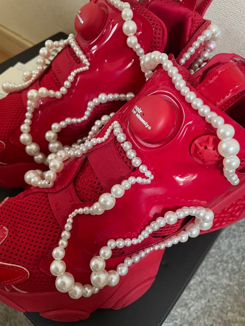 Noir Kei Ninomiya Reebok pump fury パール　赤