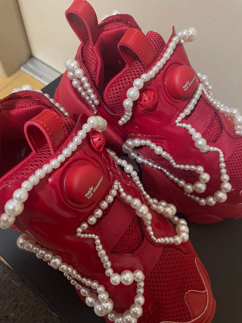 Noir Kei Ninomiya Reebok pump fury パール　赤