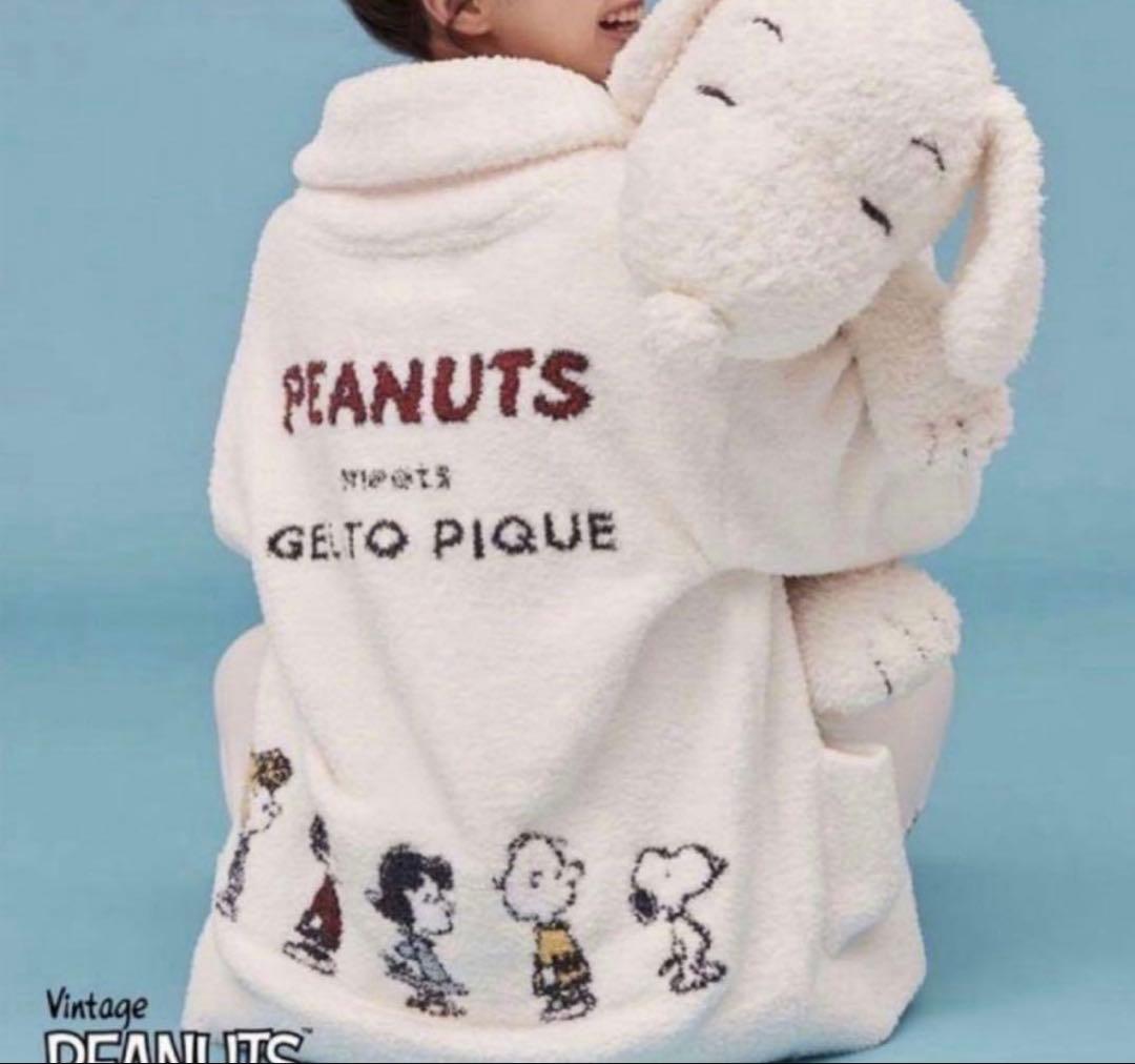 PEANUTS GELATO PIQUE ボアカーディガン