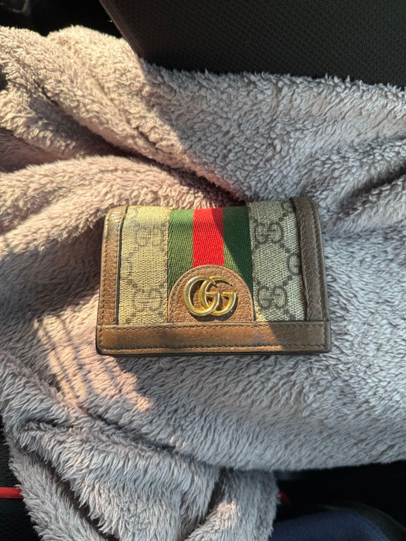 美品GUCCI オフィディア GGカードケース ウォレット ＆紙幣入れ付き