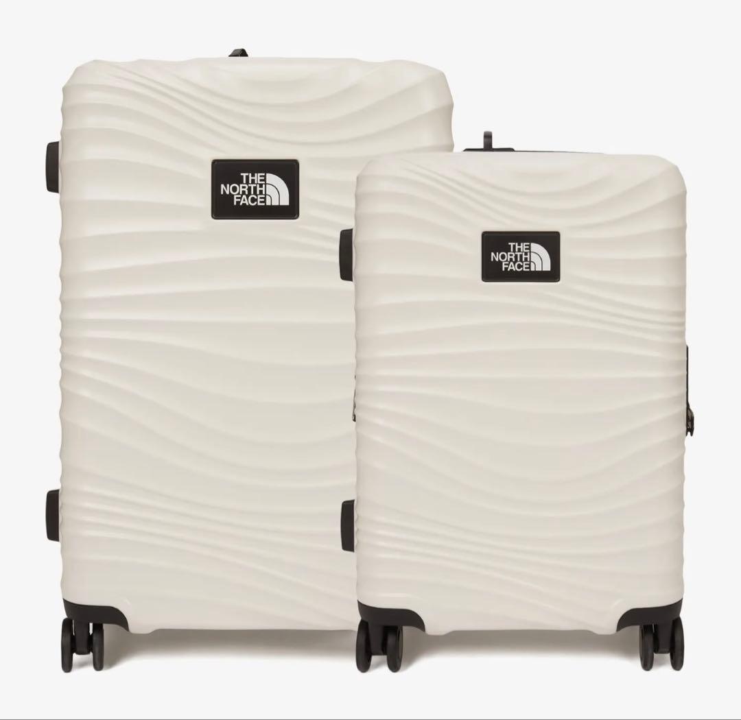 20インチTHE NORTH FACE ホワイトキャリーケース 機内持込み可能