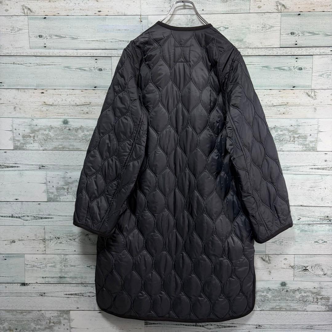 ☆未使用☆最高級モラビト　キルティングコート　グレー　ダブルジップ　皮革　40