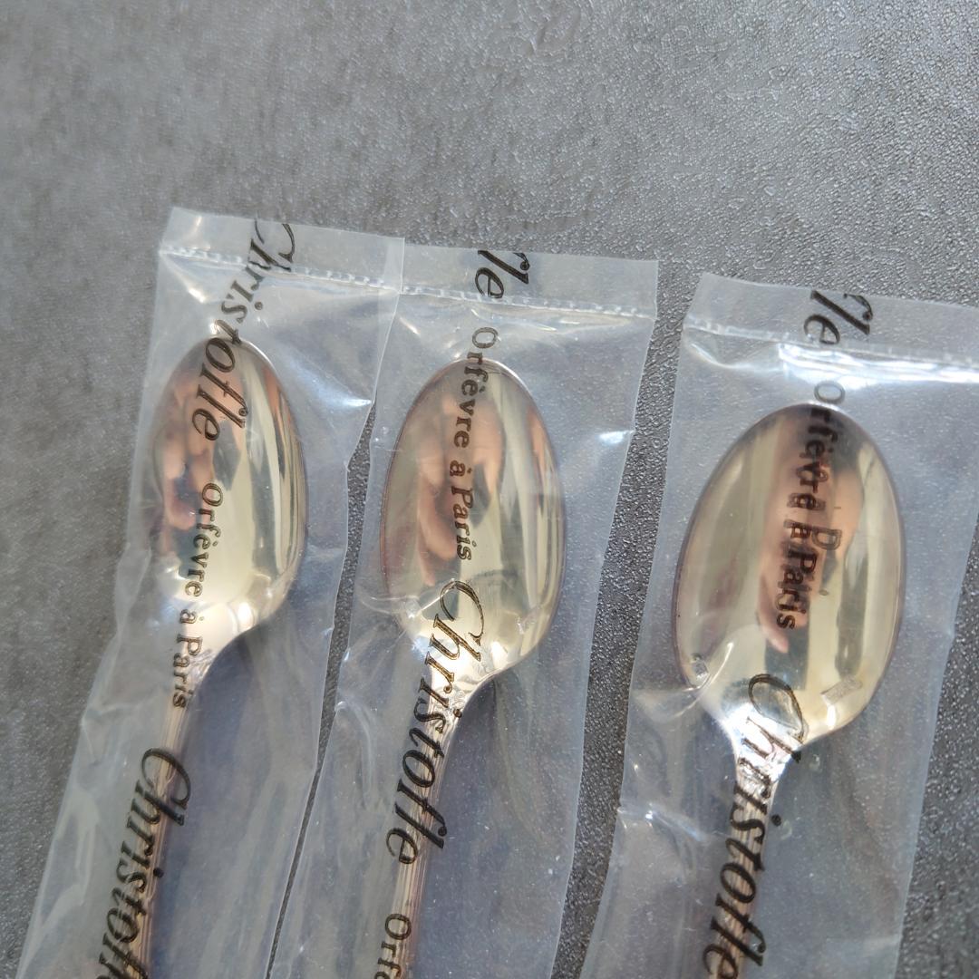 クリストフル リュバン 未開封 デミタススプーン 3点