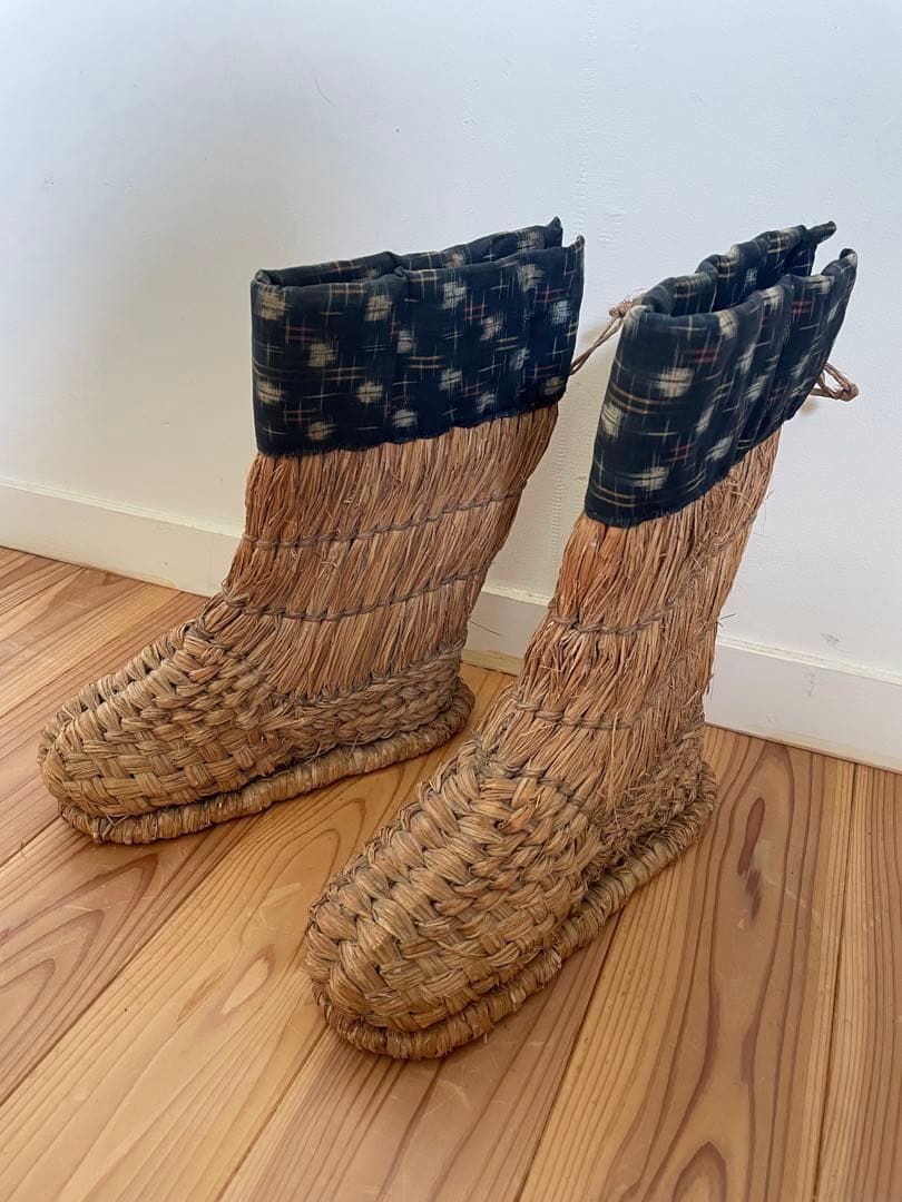 わらぐつ　わらくつ　藁くつ　藁靴　藁沓　民藝　民芸