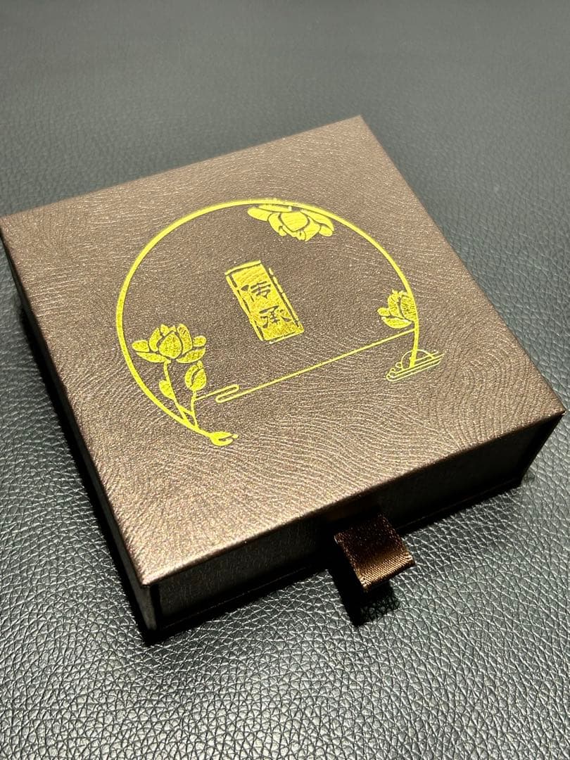 【お値下げ中】高品質 タイチンルチル ゴールド バングル　 贈答用箱付き