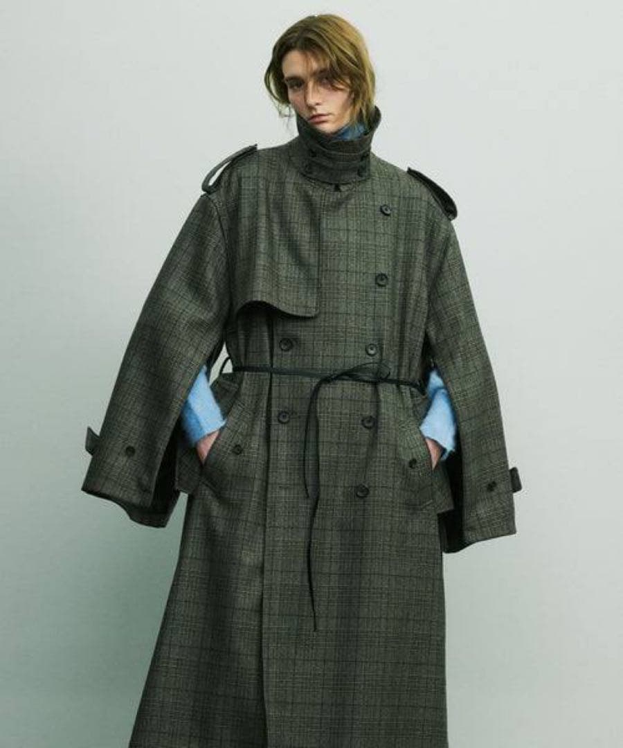 ジャケット・アウター 22AW stein OVERSIZED TRENCH COAT
