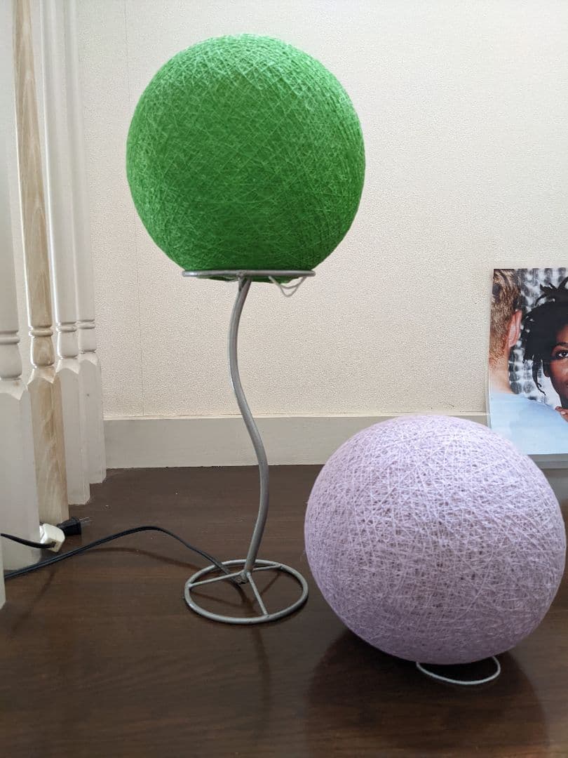 フロアライトスタンド2色ヘッド付