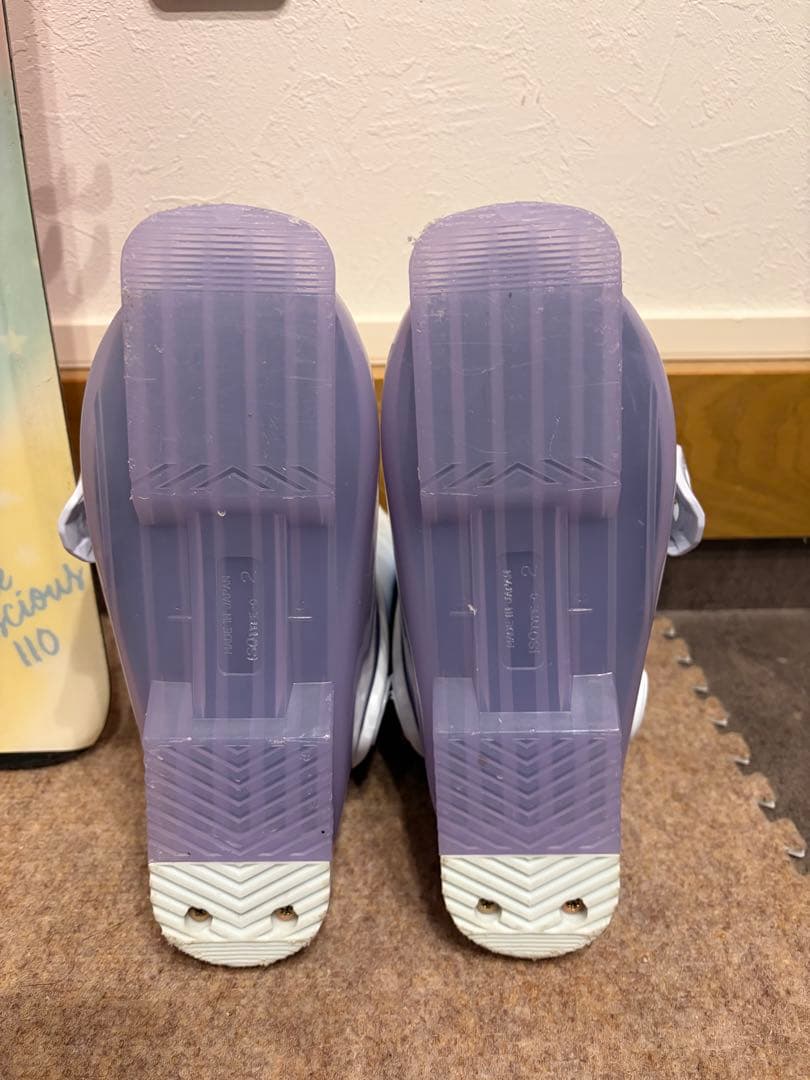 ★女の子用 4点セット メンテナンス.HOTWAX済★ salomon head