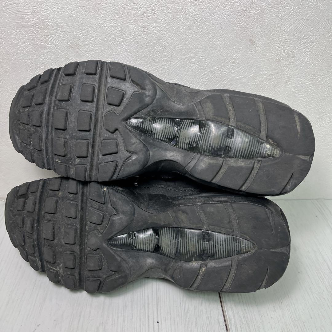 【美品】NIKE AIRMAX95 ESSENTIAL 25㎝ トリプルブラック