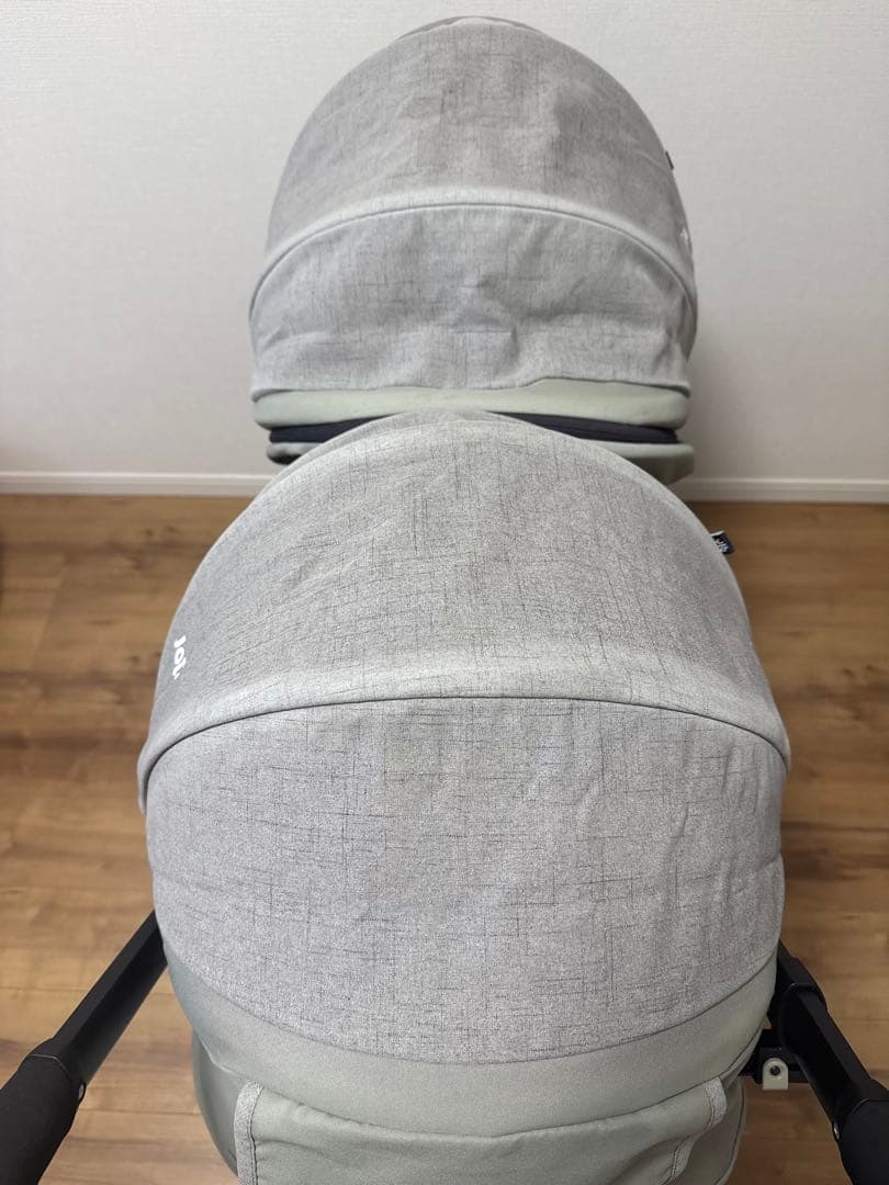 Joie ジョイー 縦型　2人乗りベビーカー　エヴァライト デュオ　グレー