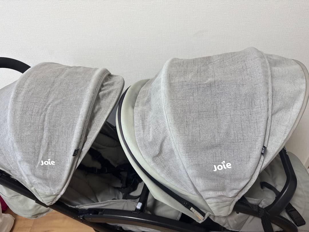 Joie ジョイー 縦型　2人乗りベビーカー　エヴァライト デュオ　グレー