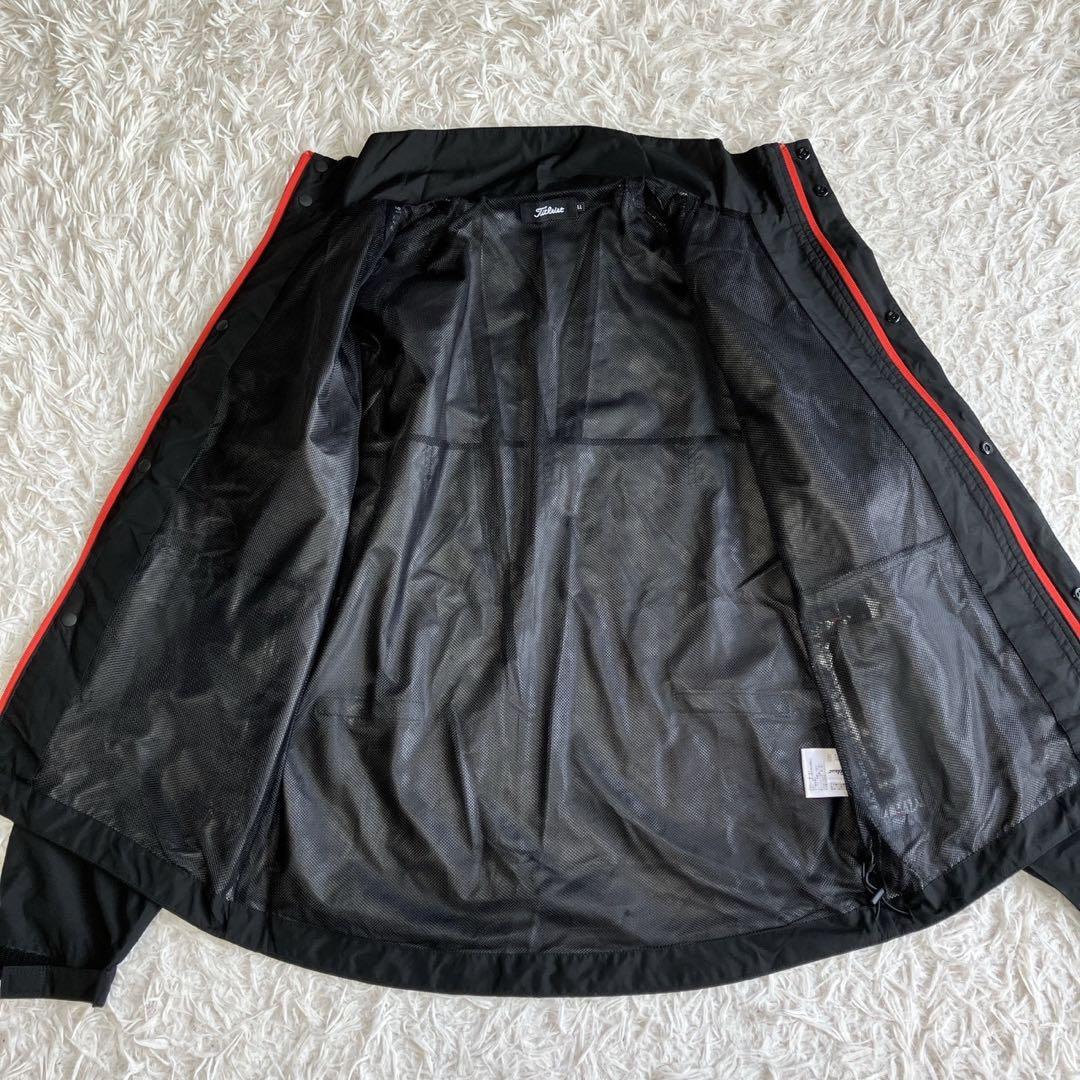 ◎未使用極美品 タイトリスト ゴルフ レインウェア 上下セット XL 黒