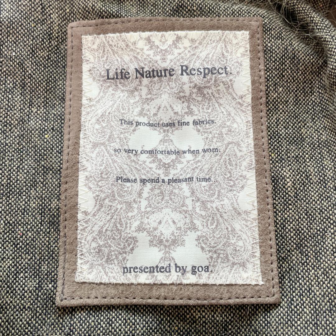 専用goa 本革 リアルファー ベスト レザー チベットラム スウェード