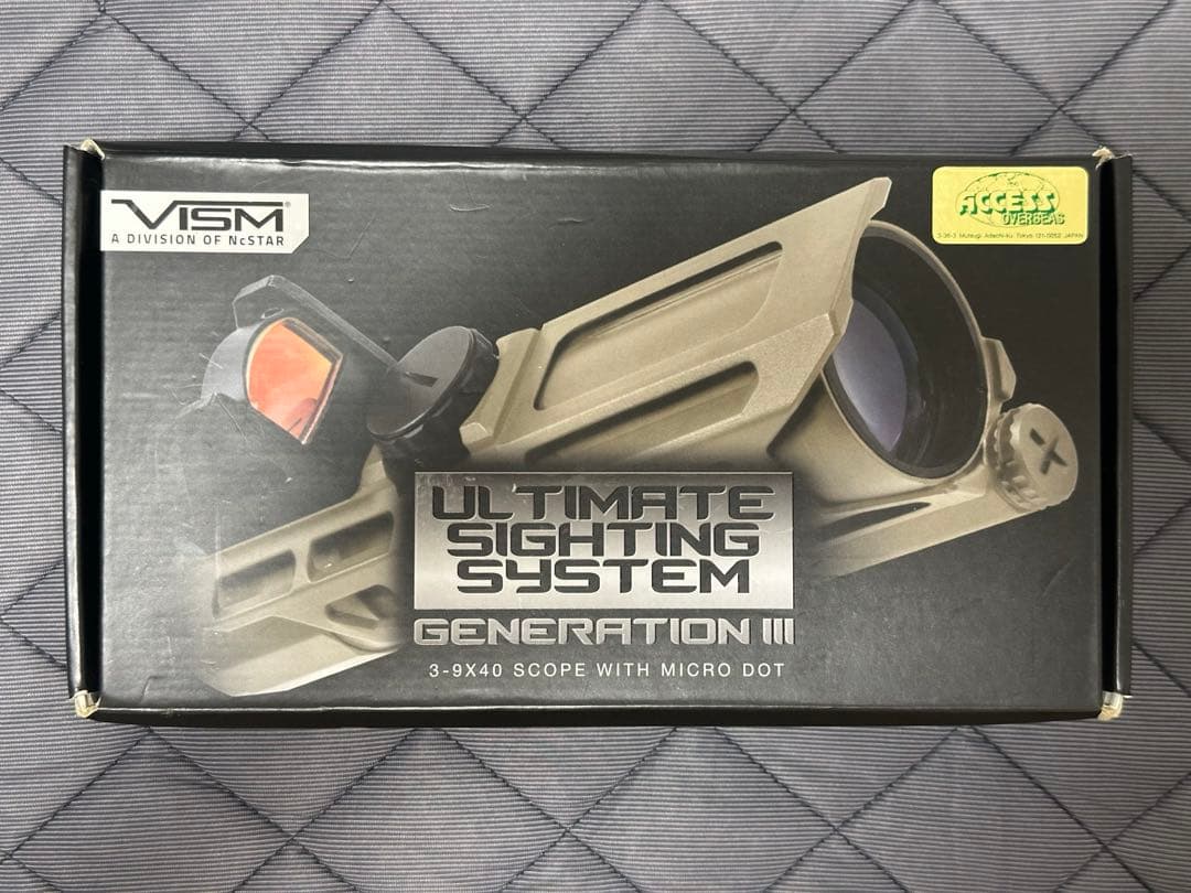 VISM 3-9x40 ドットサイト一体型 スコープ クイックリリース