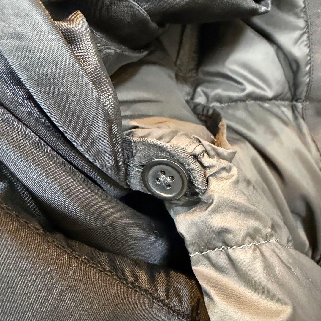 美品MHL. ダウンライナー付き ステンカラーコート 2way サイズ3 墨黒