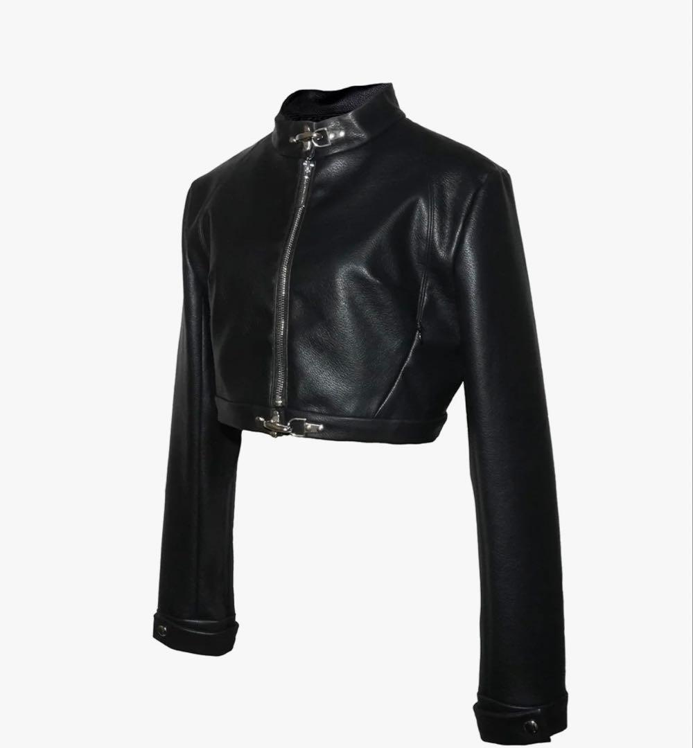 ジャケット・アウター THEREDTHREAD S urban leather cropped