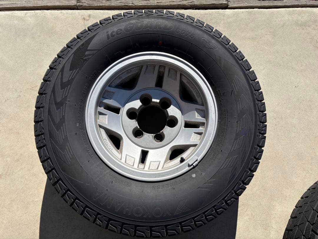 78プラド　純正ホイール＋スタッドレスタイヤセット