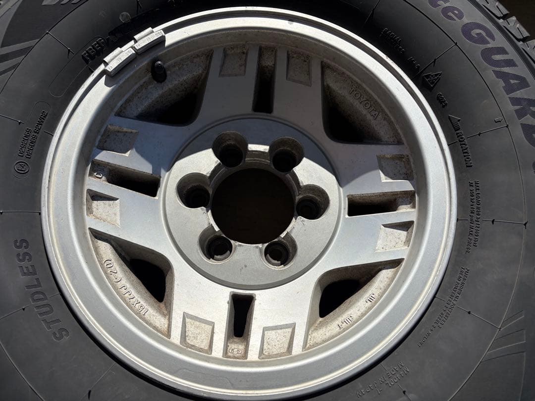 78プラド　純正ホイール＋スタッドレスタイヤセット