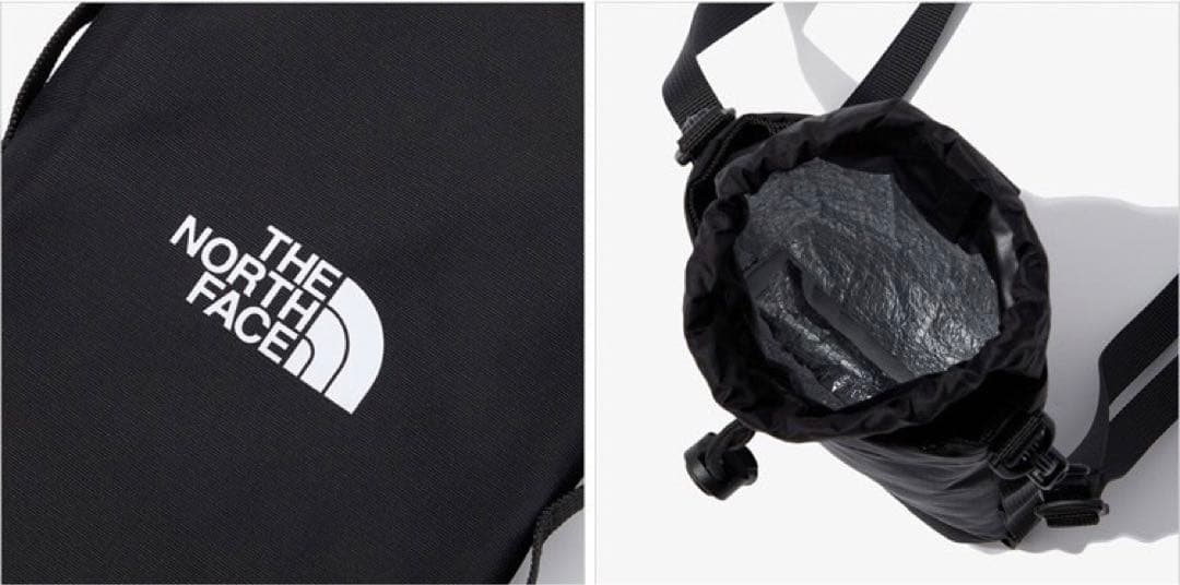 3点セット ノースフェイス マルチボトルバッグ ポーチ ブラック色 アウトドア