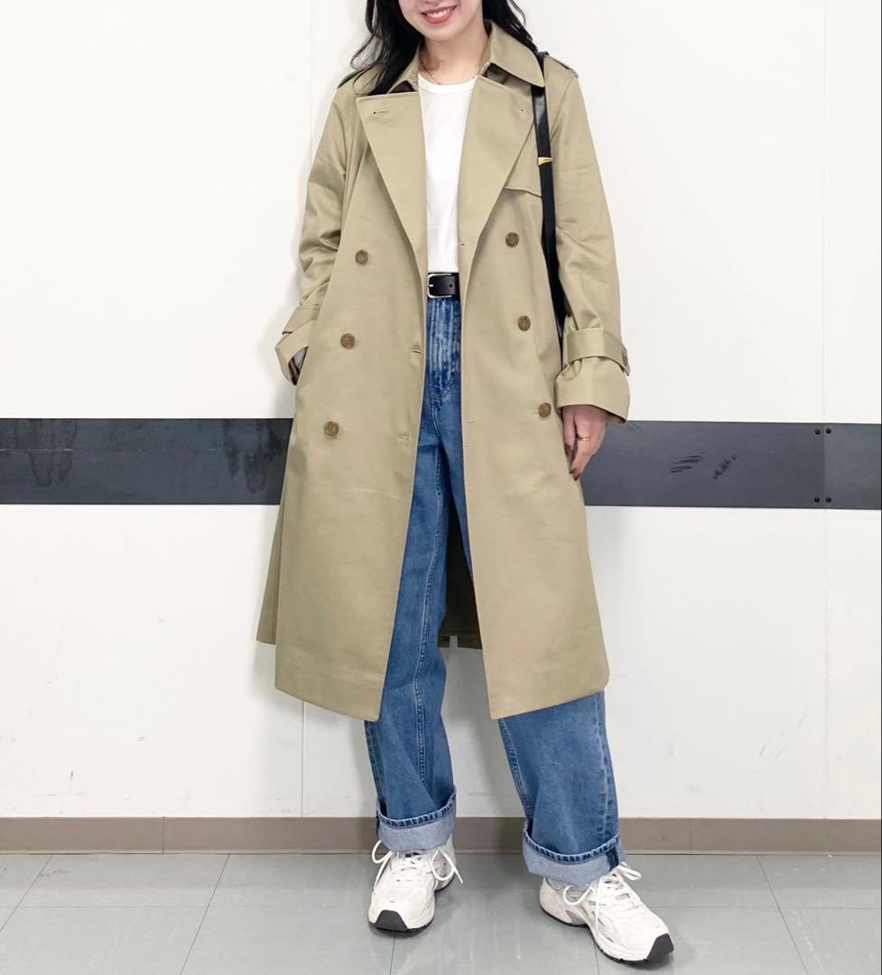 新品タグ付き UNIQLO トレンチコート ベージュ XL