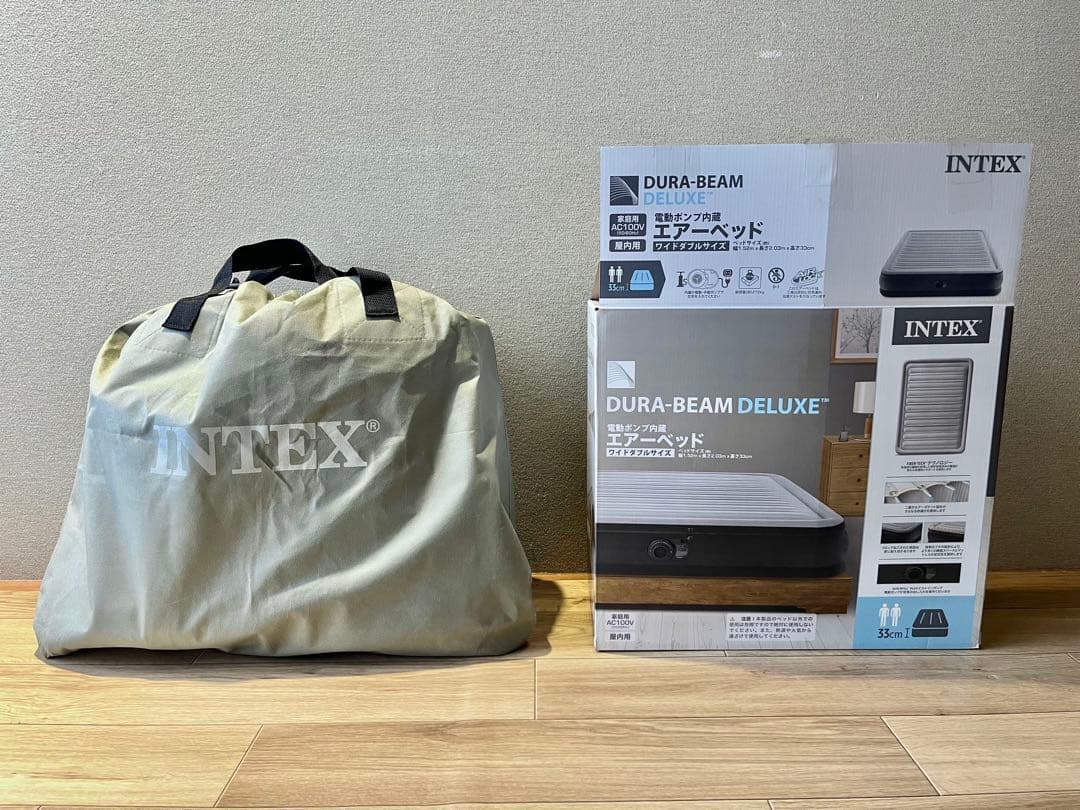 INTEX DURA-BEAM DELUXE エアーベッド ワイドダブル