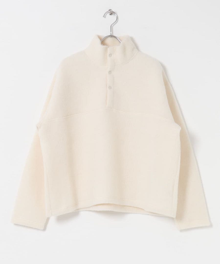 【かぐれ】ウールコットンフリースプルオーバー