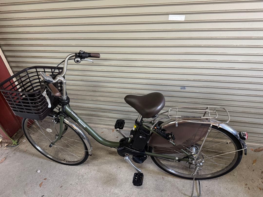 ☆Panasonic オリーブグリーン 電動アシスト自転車