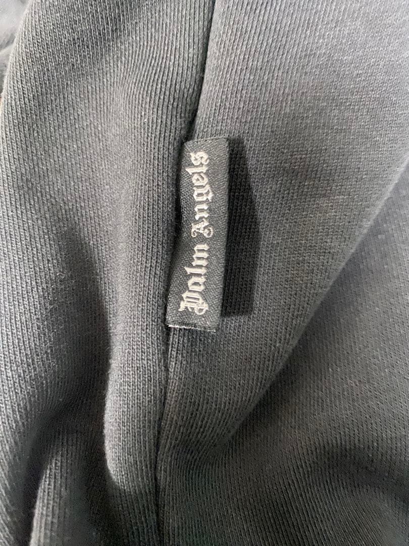 Palm Angels ブラック ジップパーカー