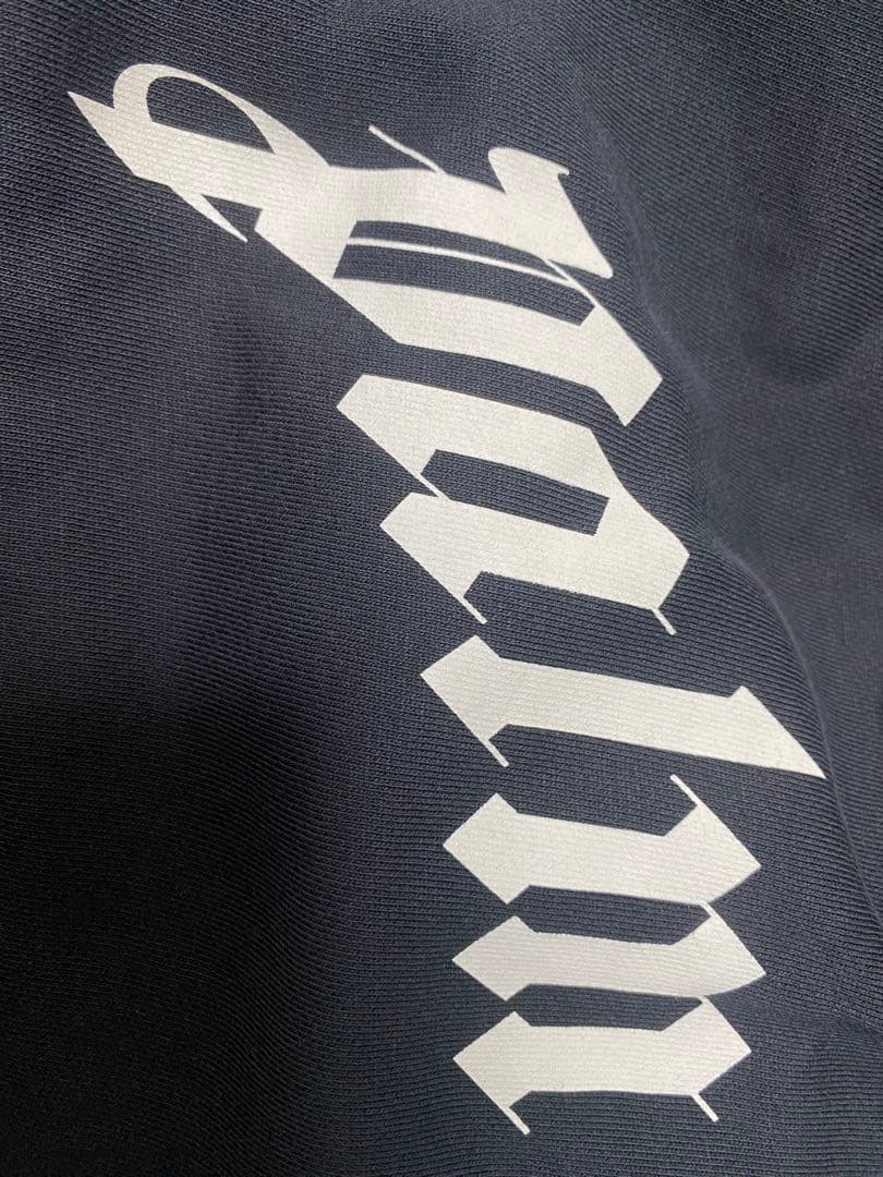 Palm Angels ブラック ジップパーカー