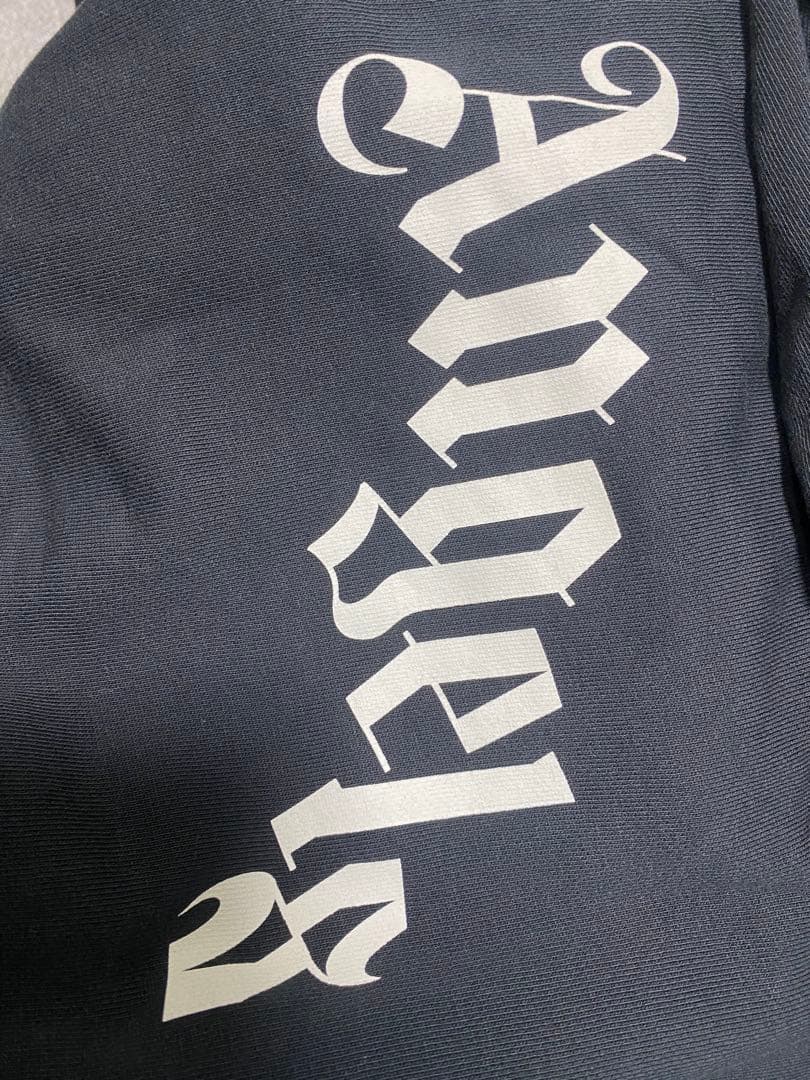 Palm Angels ブラック ジップパーカー