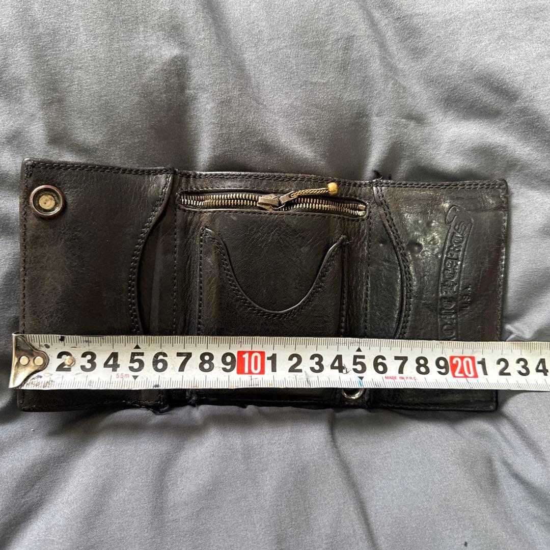 CHROME HEARTS ブラック三つ折り財布