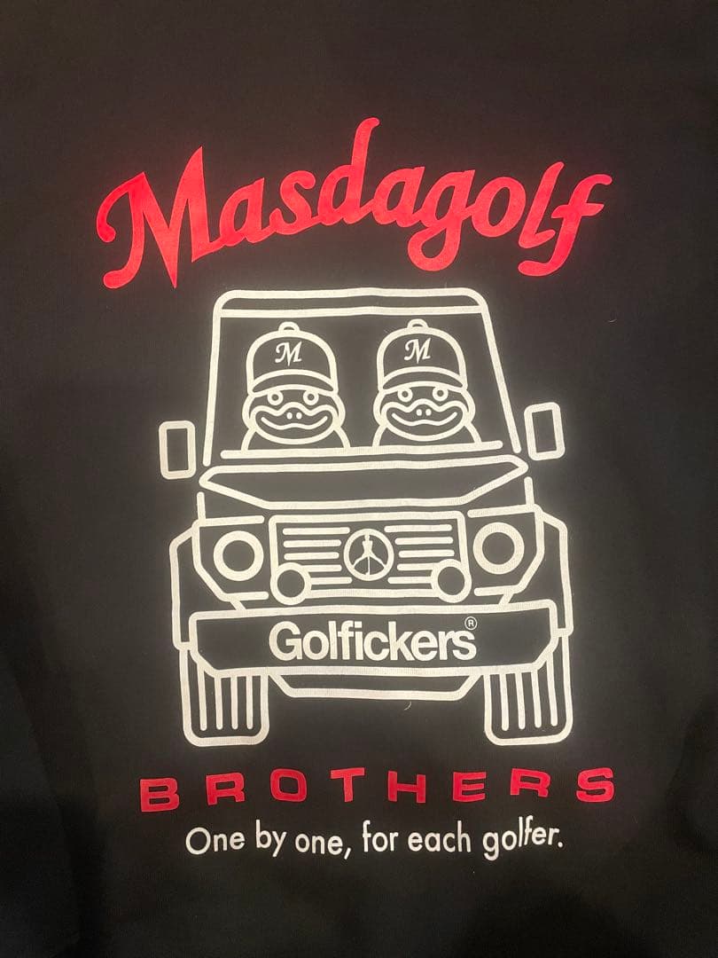 Masdagolf × Golfickers パーカー　黒