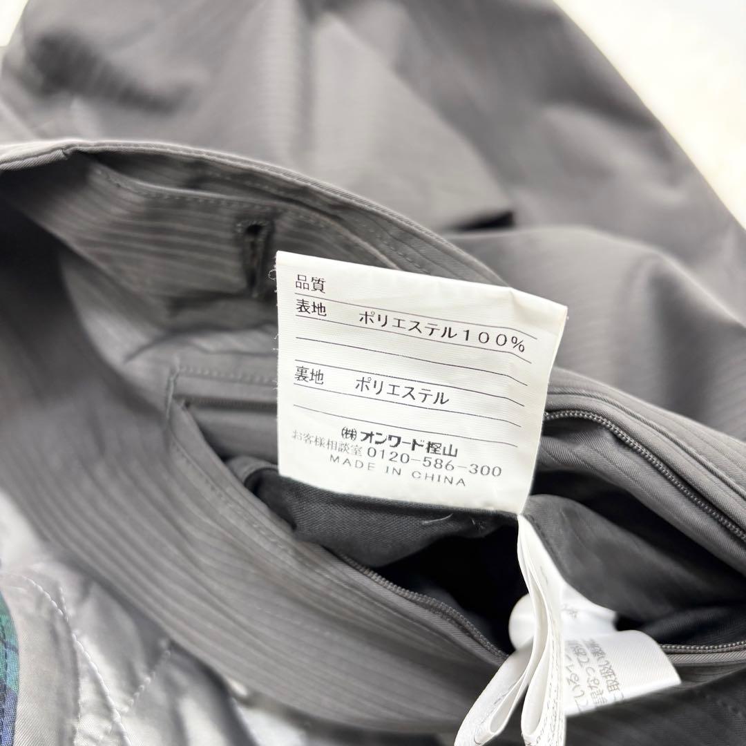 J PRESS ジェイプレス 中綿ライナー付 ステンカラーコート L