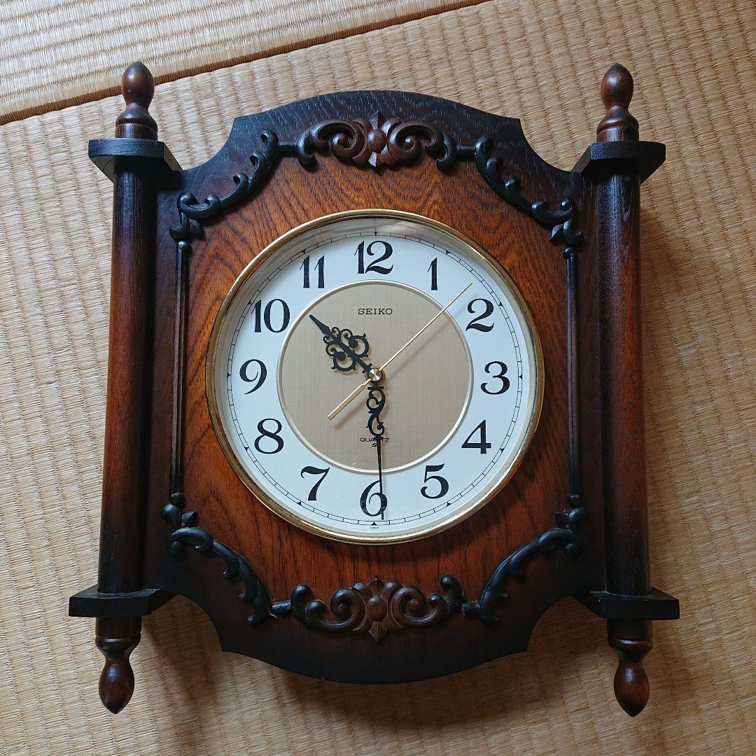 SEIKOクォーツ壁掛け時計アンティーク