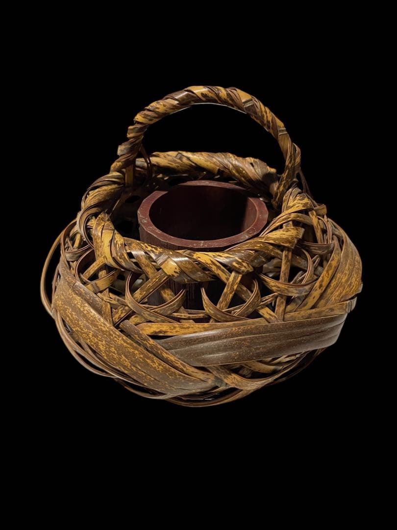 日本製の花篭２個セット