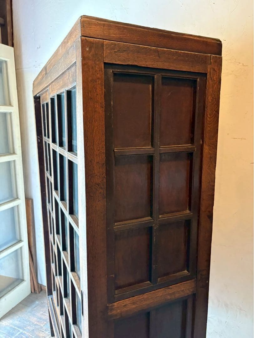 キャビネット 戸棚 インテリア 本棚 飾り棚 ビンテージ 昭和レトロ 当時物