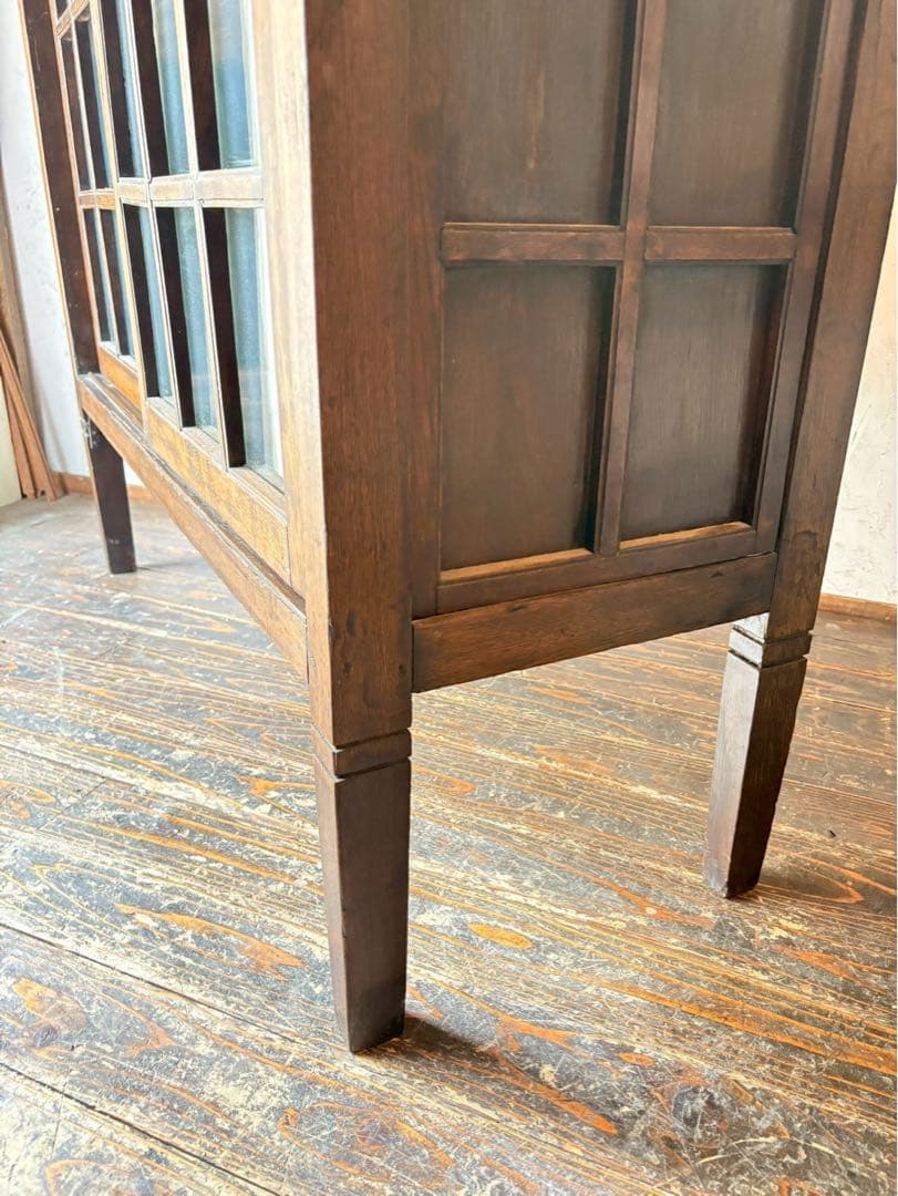 キャビネット 戸棚 インテリア 本棚 飾り棚 ビンテージ 昭和レトロ 当時物