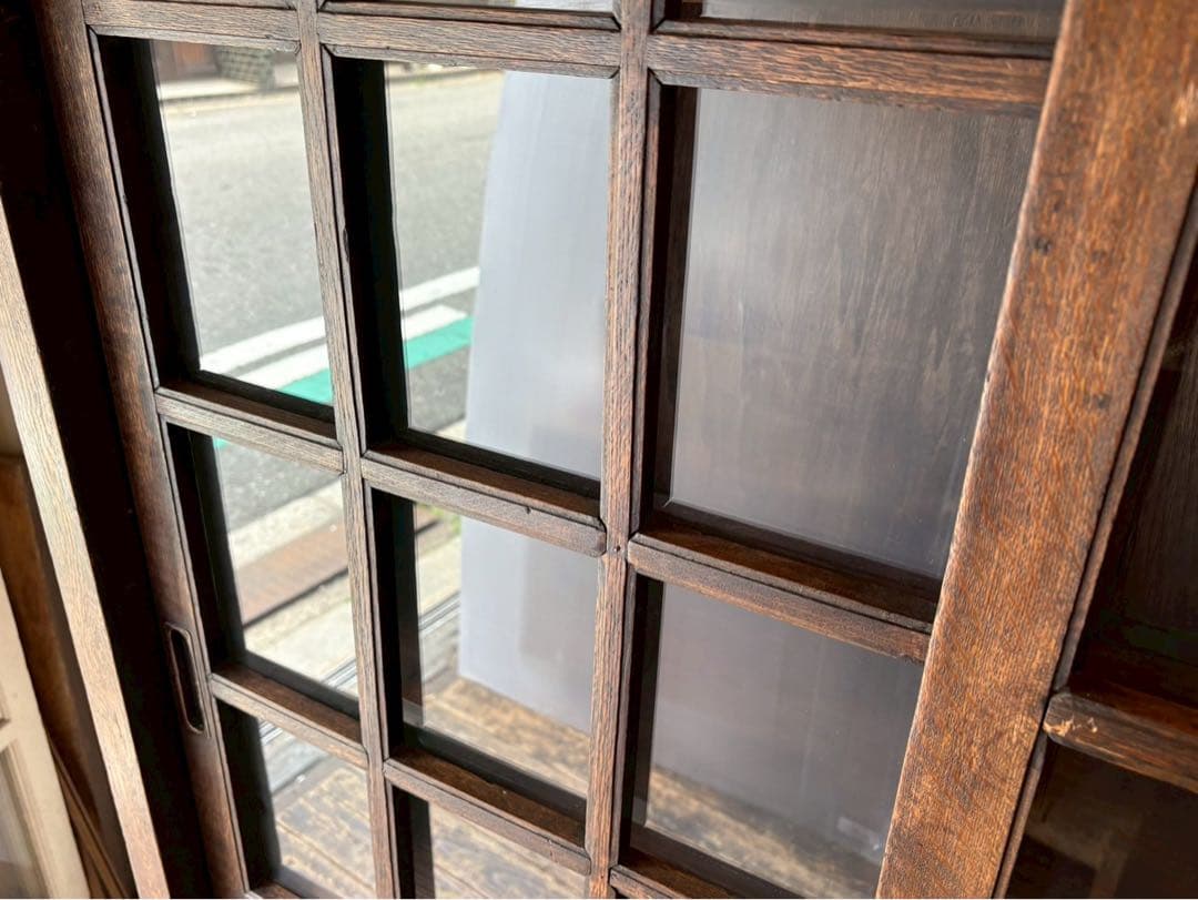 キャビネット 戸棚 インテリア 本棚 飾り棚 ビンテージ 昭和レトロ 当時物