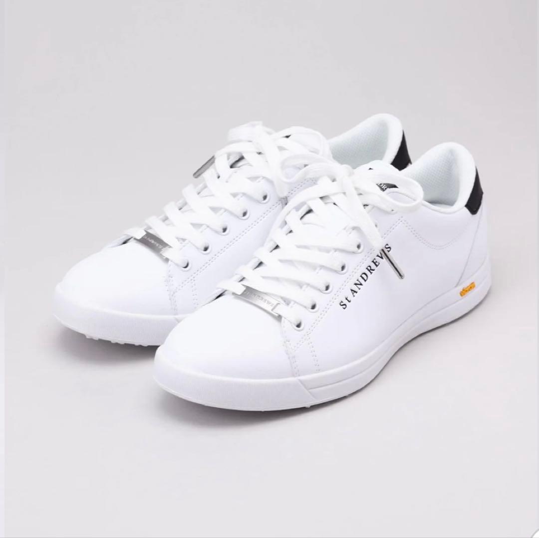 新品　セントアンドリュース スパイクレスシューズ 23.5〜24cm ゴルフ 白