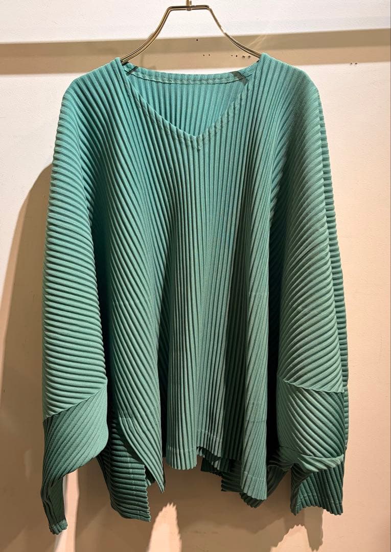 iseeymiyake イッセイミヤケ HOMME PLISSE プリーツ 緑
