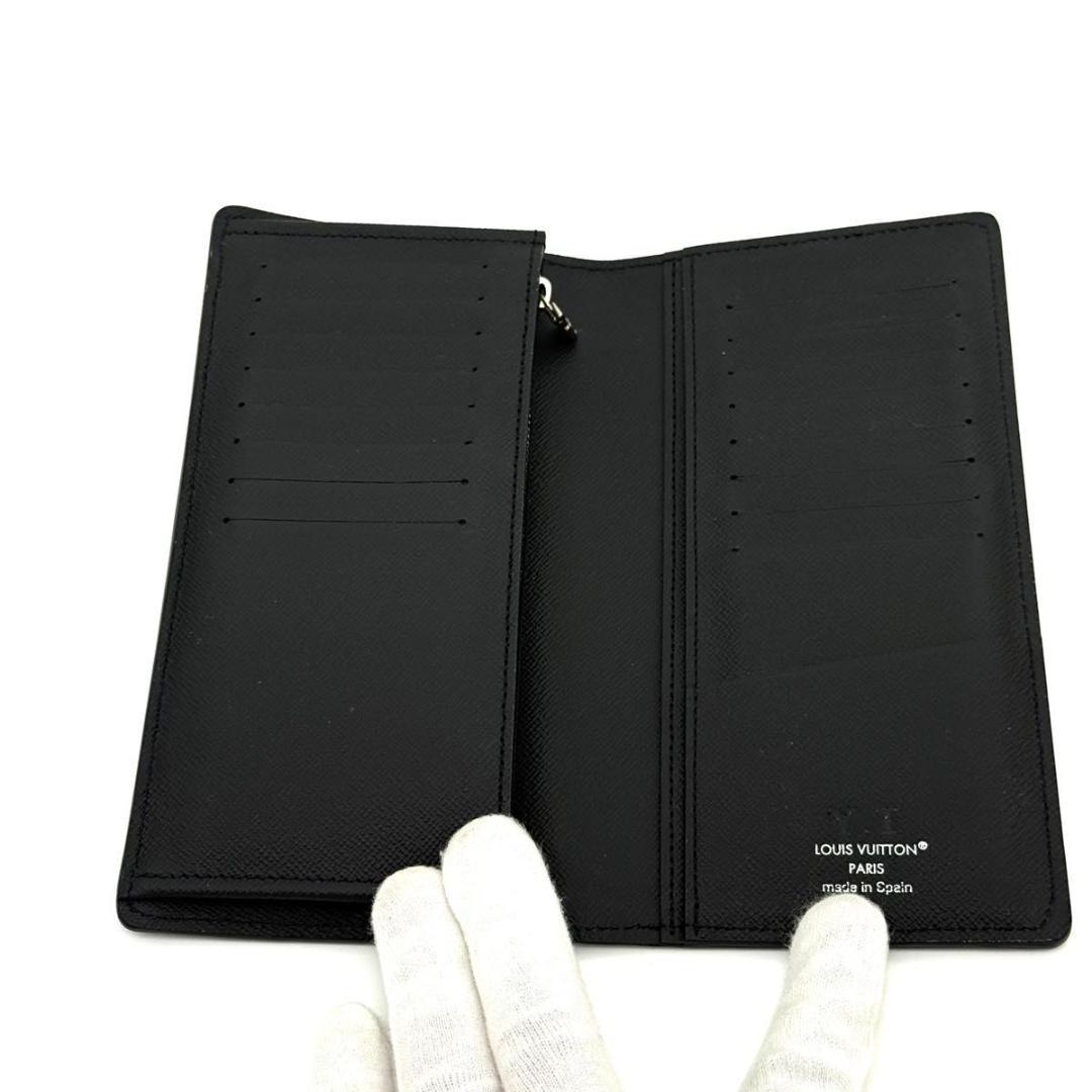 【最高級美品】ルイヴィトン エピ ノワール ポルトフォイユブラザ ２つ折り財布